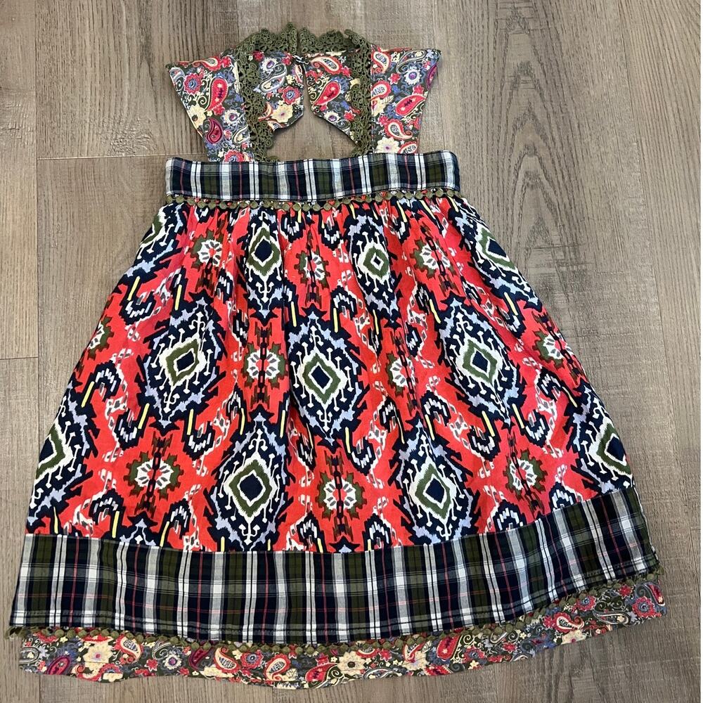 Jak & Peppar Dixie Mabel Boho Mix Print Girls Dress